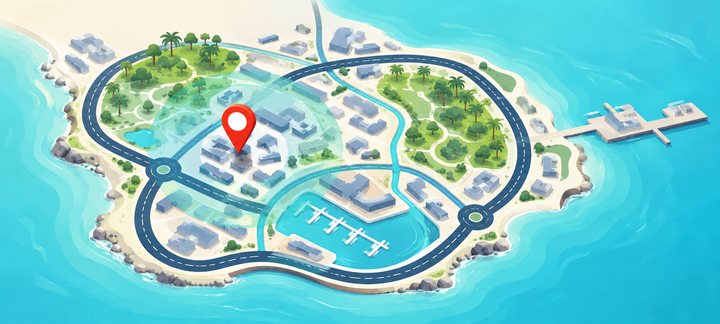 Map illustration of Labuan