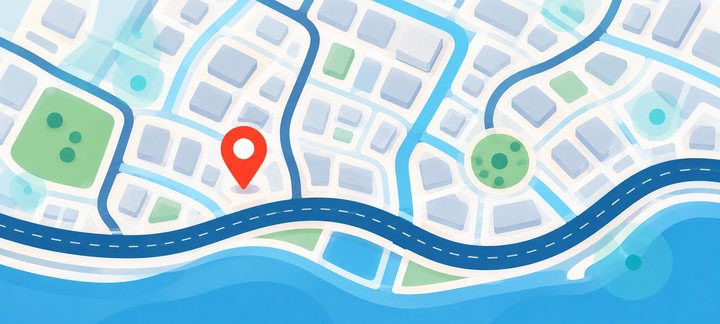 Map illustration of Melaka